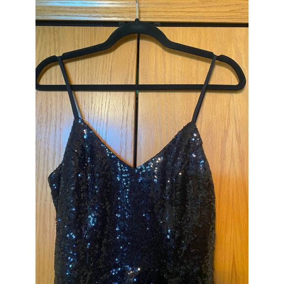 Lulus Forever Your Girl Black Sequin mini Dress - Picture 5 of 11